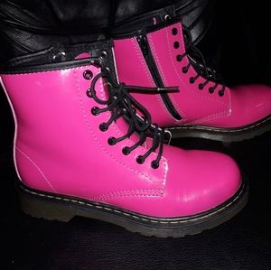 Hot Pink Dr. Martens Boots